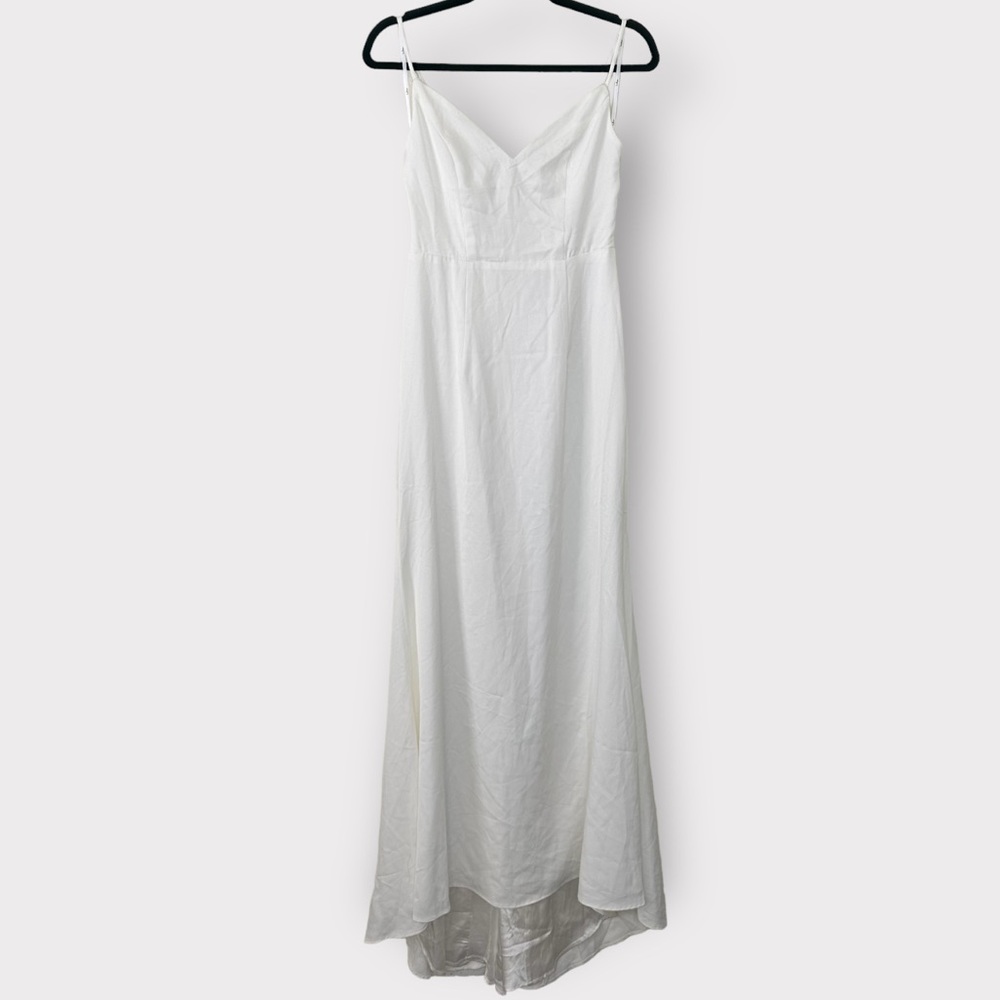 Lulu’s Adoring Promise Satin Wedding Dress - Picture 3 of 5